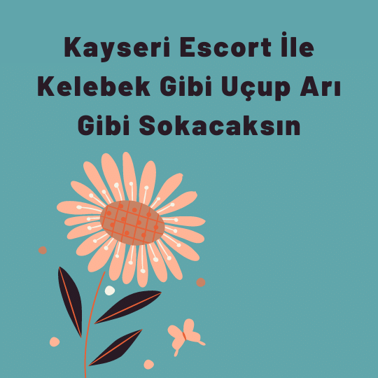 Kayseri Escort İle Kelebek Gibi Uçup Arı Gibi Sokacaksın